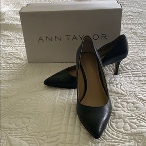 Leather Kitten Pump